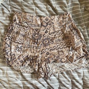 Aztec print shorts